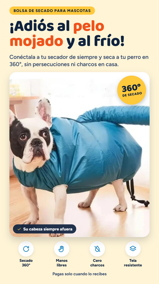 Bolsa Secado Mascotas