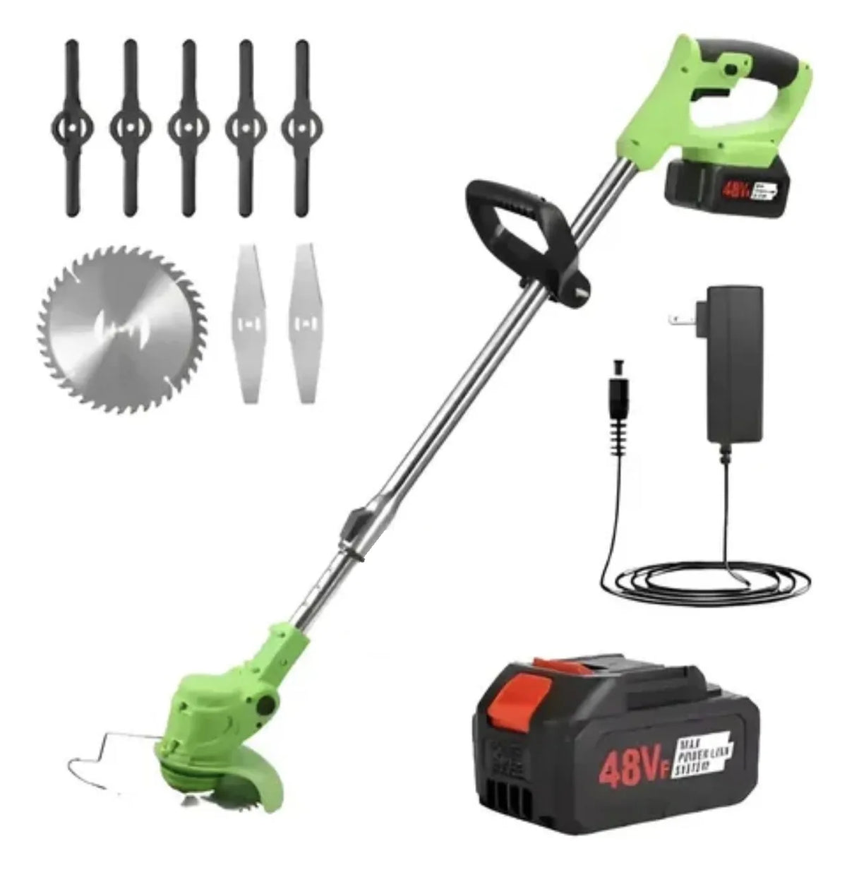 Podadora inalambrica PODAMAX 48V con accesorios